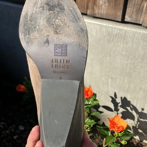 Eileen Fisher Suede Booties size 9 - Picture 7 of 12